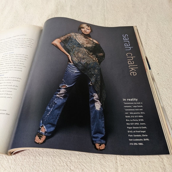 Y2K Spring Trend Fashion Magazine Makeover Celebrity InStyle 2003 Special Issue - Picture 13 of 16